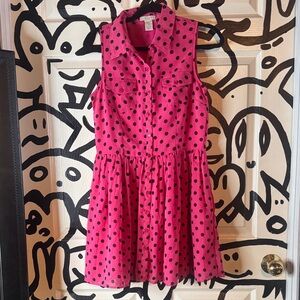 medium y2k vintage Pink Polka Dot Delia’s Dress
